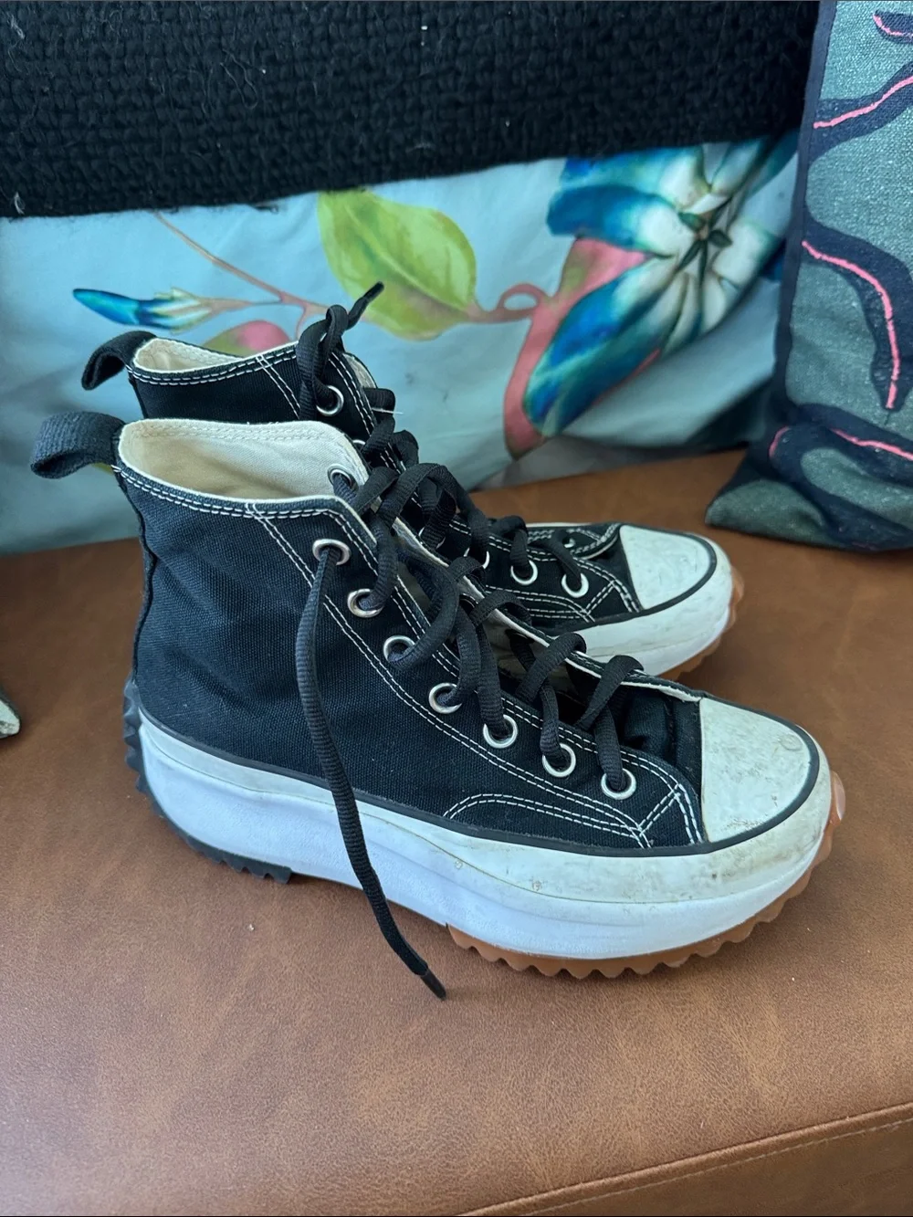 Converse Black High-Top Platform Lug Sole Sneaker